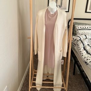 Jessica Simpson Cream Duster Cardigan NWT